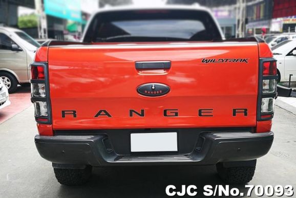 Ford Rangers Pickups 2015 Orange